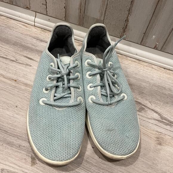 ALLBIRDS TREE RUNNER DREAMY GREEN SHOES CASUAL LACE UP SNEAKERS MENS SIZE 12 - Picture 2 of 5